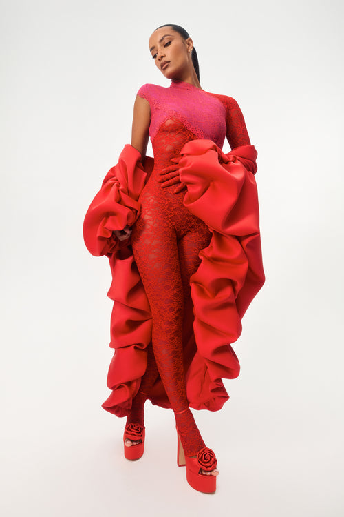 Geranium Rouge Throw On