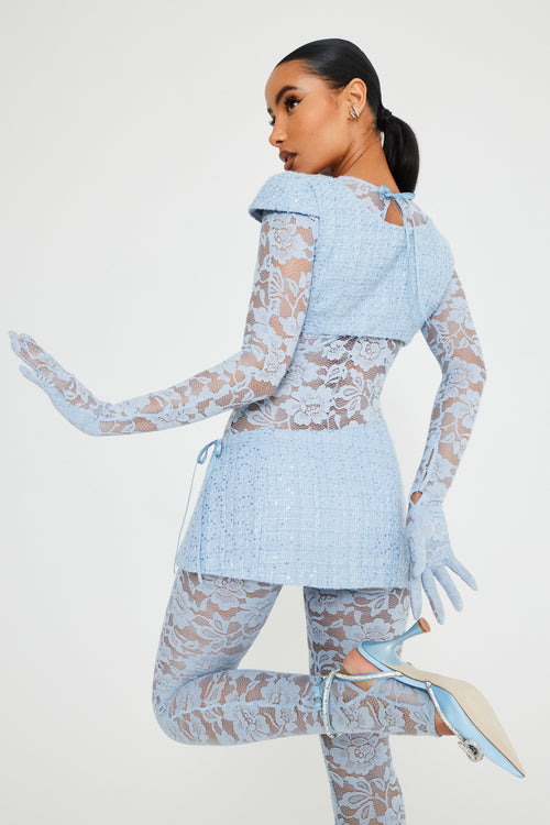 Dreamy Blue Mini Skirt