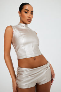 Glittering Sand Micro Shorts