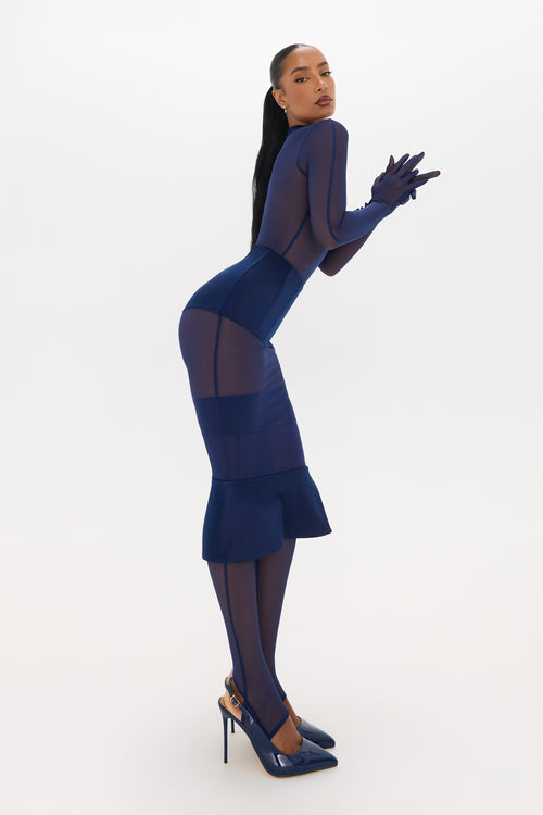 Eau De Nuit Midi Skirt