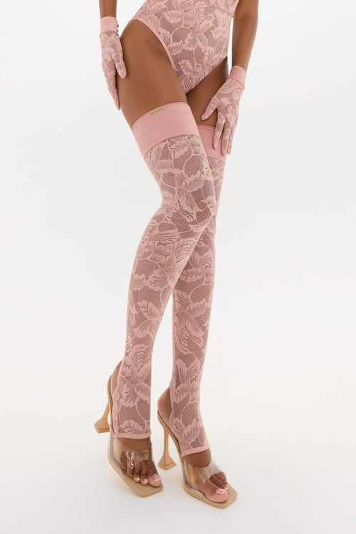 Pretty In Pink Thigh High's