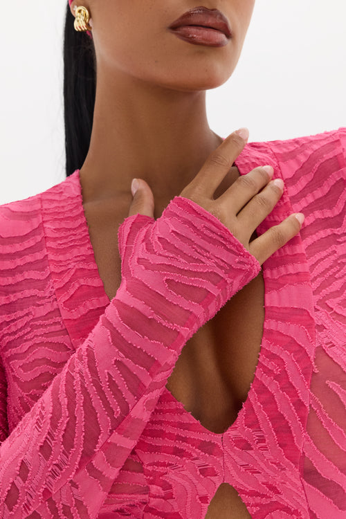 Iconic Pink Bodysuit