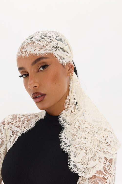 Divine Lace Cap Scarf