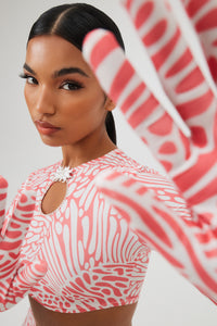 Coral Reef Crop Top