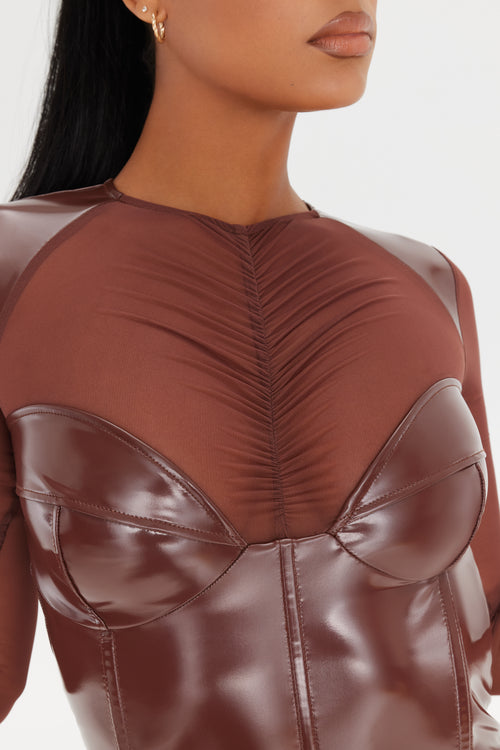 Chocolate Liquorice Catsuit