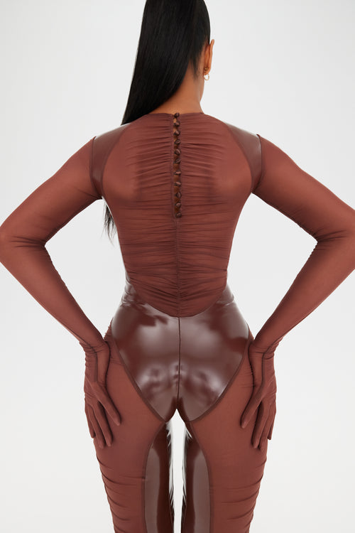 Chocolate Liquorice Catsuit