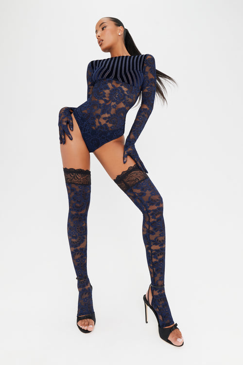 Twilight Lace Thigh High's