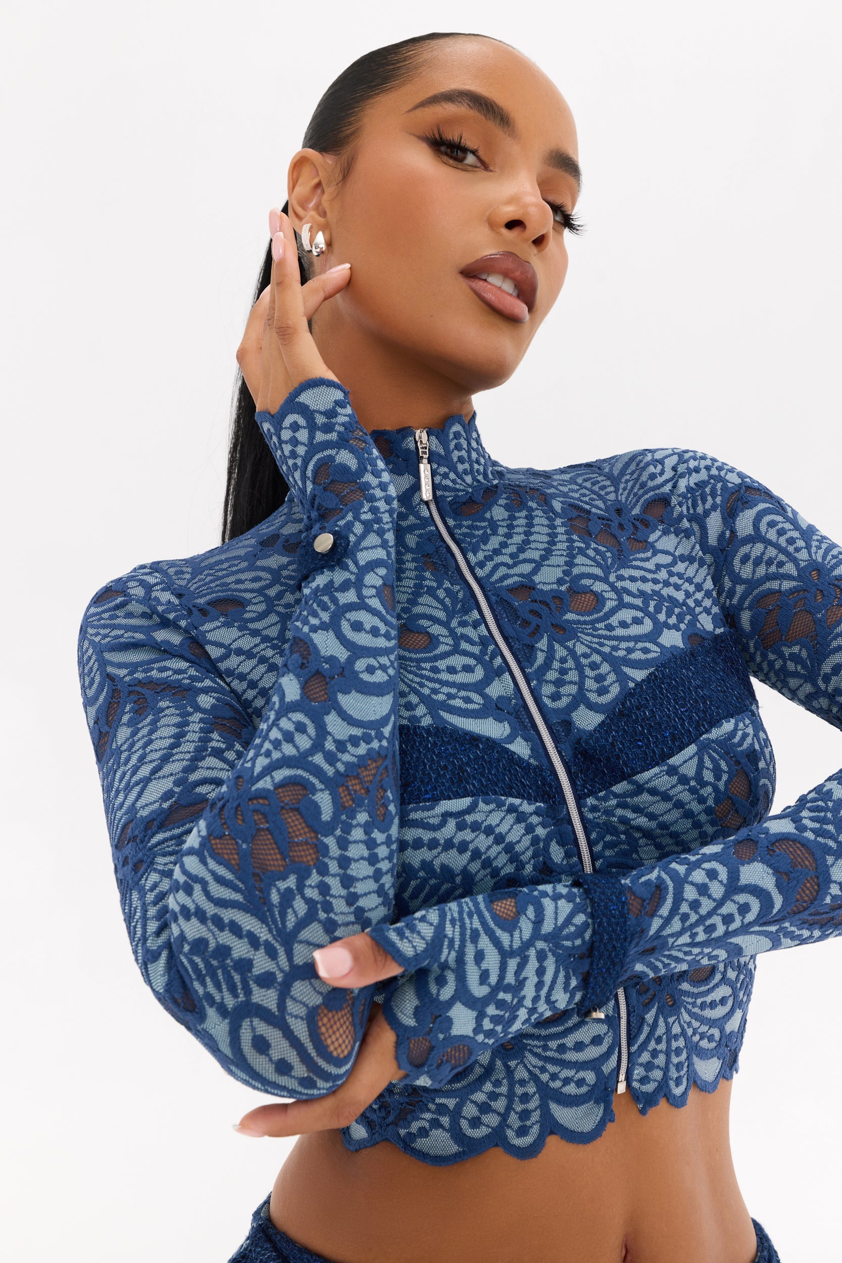 Blue Saddle Top