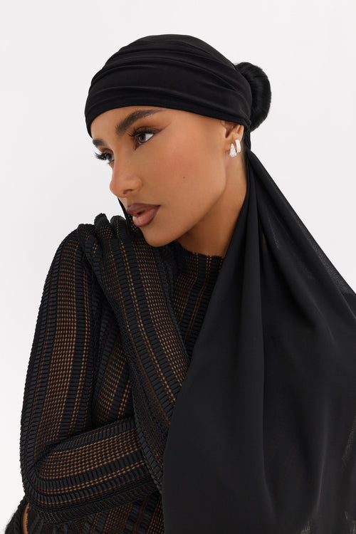 Aztec Veil Cap Scarf