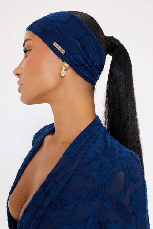 Rose Sapphire Headband