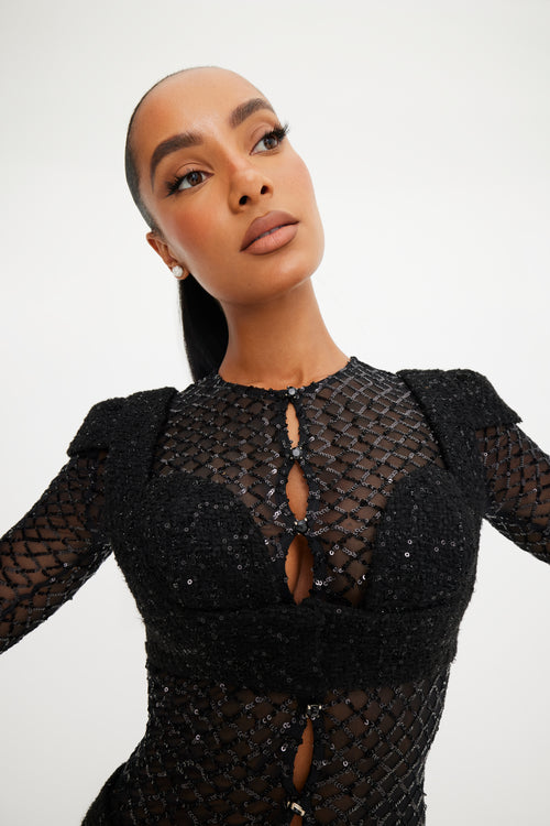 Sparkling Diamonds Crop Top