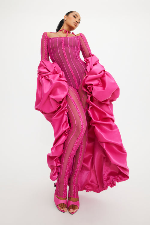 Satine Barbie Throw On